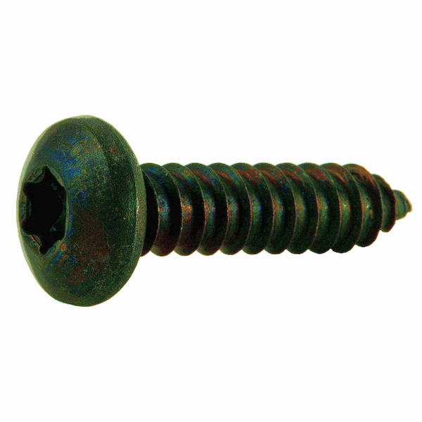 Midwest Fastener Sheet Metal Screw, #14 x 1 in, Black Steel Pan Head Torx Drive, 15 PK 36907 - main